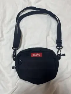 x-girl 黒 ショルダーバッグ