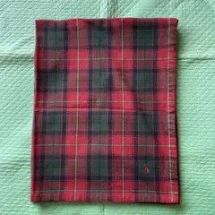Ralph Lauren ラルフローレン タータンチェックブランケット （赤系）