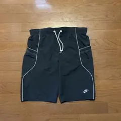 00s NIKE 水陸両用パンツ M ブラック×ホワイト スウッシュ