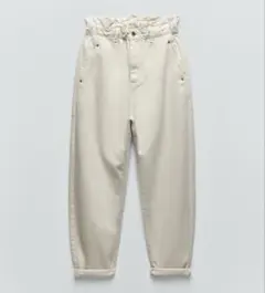 zara バギーデニムパンツ レディース 34