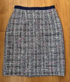新品 ジャスグリッティー ツイードスカート　タイトスカート
