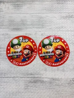 非売品USJ スーパーニンテンドーワールド 1周年記念 ステッカー 2枚