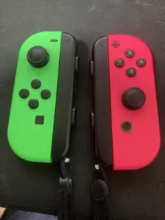 Nintendo Switch joy-con ネオングリーン/ネオンピンク