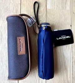 LANCEL　ランセル折りたたみ傘　専用ケース付きのサムネイル