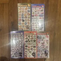 ボンボンドロップシール和柄5枚セット