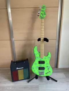 WANIMA 助平 グリーン　Ibanez IBZ-B セット ケース付のサムネイル