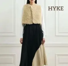 新品未使用 HYKE FAUX SHEARLING CROPPED VEST