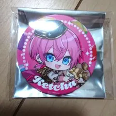 AMPTAK×COLORS　レインボーロード中88％　缶バッジ　けちゃ　デフォ