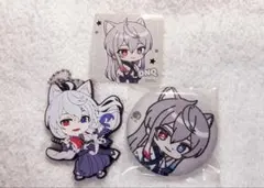 カラフルピーチ 刺繍缶バッジ シール ラバーストラップ どぬく