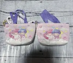 セリア サンリオ　キキララ　バッグチャーム　リトルツインスターズ　２個A