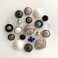 ボタンまとめ売り　アンティーク　レトロ　飾りボタン