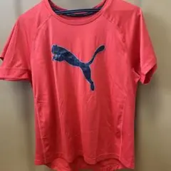 PUMA赤TシャツとADIDAS黒Tシャツセット