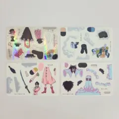 ONE PIECE ワンピース 3D 組立 カード パズル 4枚セット