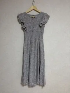 GRL 総レース　ノースリーブ ワンピース　Sサイズ