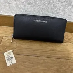MICHAEL KORS JET SET TRAVEL 長財布 ブラック