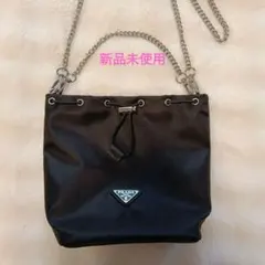 PRADA 黒 ナイロンノベルティ― ショルダーバッグ