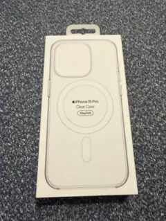 純正　iPhone 15 Pro Clear Case MagSafe対応