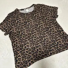 H&M ヒョウ柄 Tシャツ XL