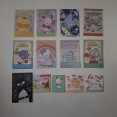 匿名配送 サンリオ キャラクターカード シールセット