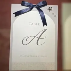 結婚式 テーブルナンバー 6枚セット テーブルナンバースタンド　ウェディング