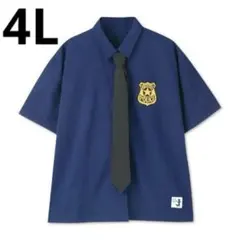 ズートピア ニック 警官 シャツ＆ネクタイセット なりきり コスプレ