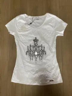 新品未使用 rady シャンデリア ビジュー Tシャツ ホワイト フリーサイズのサムネイル
