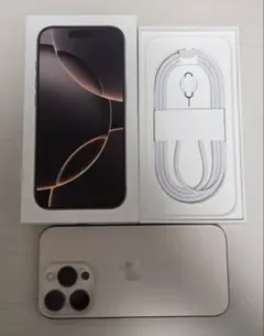 Apple iPhone 16 Pro 本体256GB デザートチタニウム
