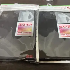 ヒートテック　クルーネックT ブラック 黒 ダークグレー　XL ユニクロ