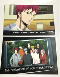 黒子のバスケ　LASTGAME J-WORLDポストカード　赤司征十郎　集合柄