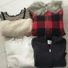 女の子　まとめ売り　アウター　ジャケット　トップス　ユニクロ　冬物