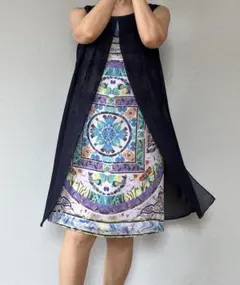ヴィヴィアンタム ワンピース ノースリーブ VIVIENNETAMのサムネイル