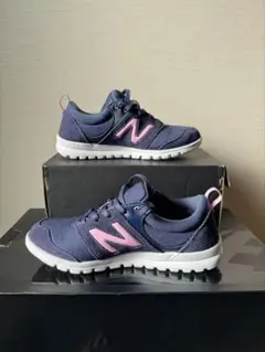 New Balance ネイビー/ピンク スニーカー WL315AN 23.5