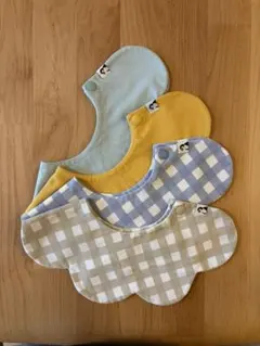 コニースタイ　チェック柄 無地4枚セット