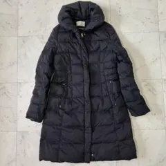 人気　anysis エニィスィス　ダウンコート　Aライン　黒