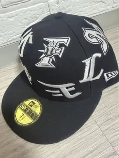 New Era 59FIFTY ブラックキャップ 7 3/8