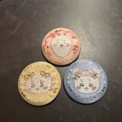 ちいかわ 刺繍缶バッチ 3点セット