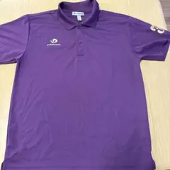 phiten ポロシャツ 紫　3の文字入り　チーム名あり