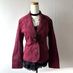 ベロア ジャケット ゴシック ダークコア コケット グランジ マクブリングのサムネイル