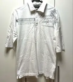 BEACH SOUND ホワイト　ポロシャツ