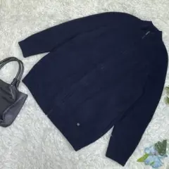 極美品　マッキントッシュロンドン　厚手ニット　ネイビー　ハイネック　38 M