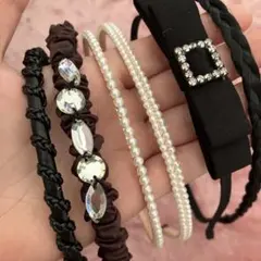 ヘアバンド・カチューシャ 6点セット