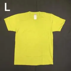 訳あり品 Supreme シュプリーム 無地 Tシャツ L イエロー
