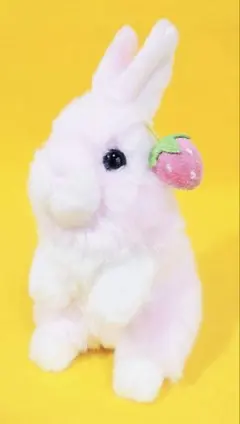 新品オーロラワールドウサギぬいぐるみイチゴチャームレトロフィギアAuroraのサムネイル