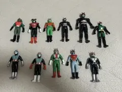 仮面ライダー レトロソフビ11体セット　1987 1988 1989BANDAI