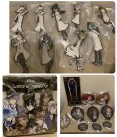 ツイステ　ラバスト　アクスタ　バッジ　空き缶まとめ売り