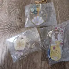 一番くじ　ディズニープリンセス　アクリルチャーム　3種類