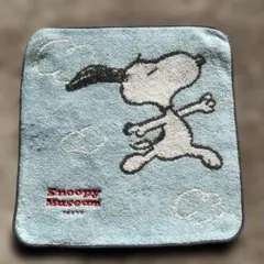 Snoopy Museum 東京スヌーピー タオル 水色 25cm角☆新品！