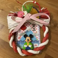 ディズニー　ミッキー　お正月飾り　しめ縄