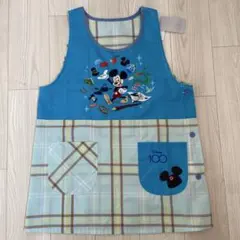 新品未使用　エプロン　Disney ミッキーマウス　100周年