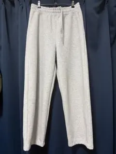 ユニクロC スウェットワイドパンツ M グレー 丈標準